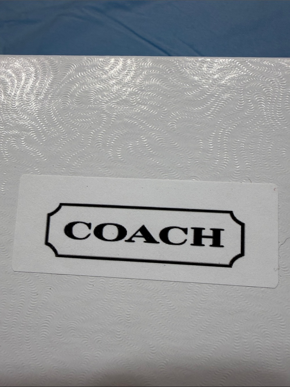 Coach Silver-tone Key & Charm with Clear Crystal Accents NWOT with box - Picture 3 of 4